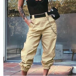 Khaki cargo pants